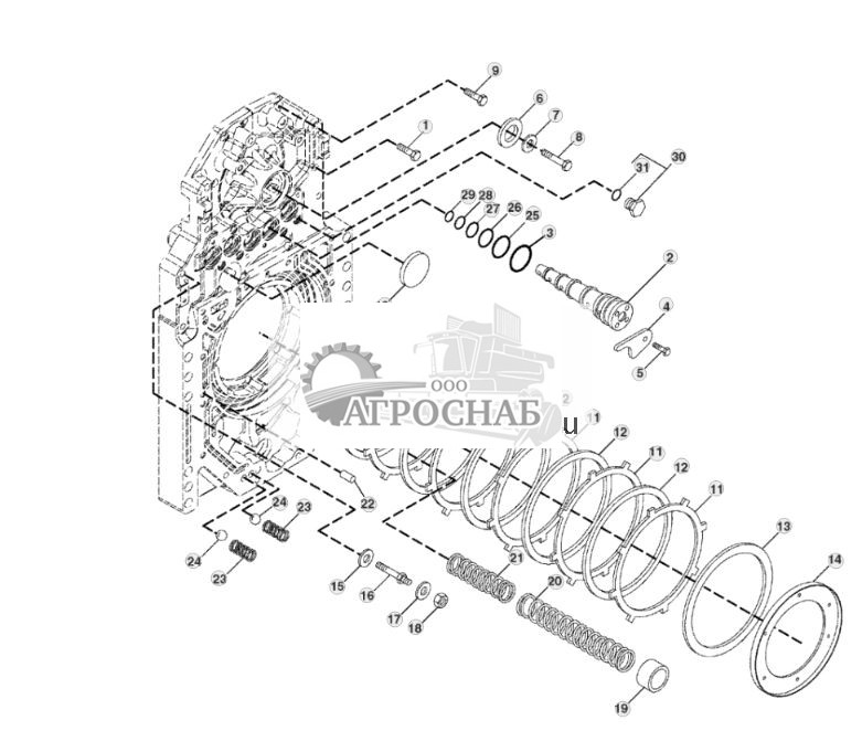 Задняя крышка картера трансмиссии - ST394010 291.jpg